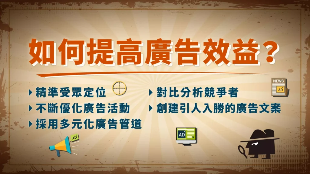 提高廣告效益方法