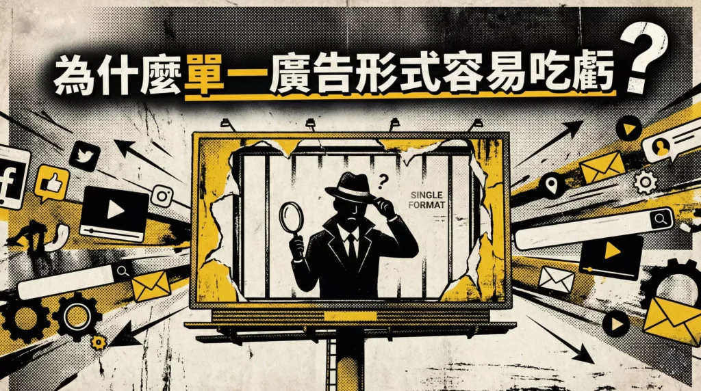 為什麼單一廣告形式容易吃虧?