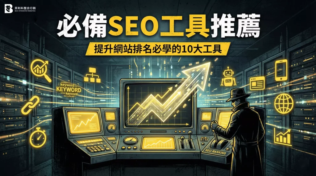 必備SEO工具推薦:提升網站排名必學的10大工具